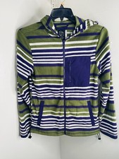 New Original Use Mens /women’s Jacket Fleece Purple And Green Size X- Small