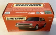 NEW Mattel HFV45 Matchbox Power Grabs 1976 HONDA CVCC 21/100 Die-Cast Vehicle