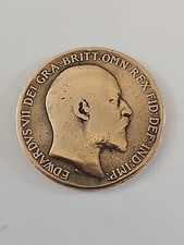 Vintage Coin One Penny - 1910 - Edward VII 