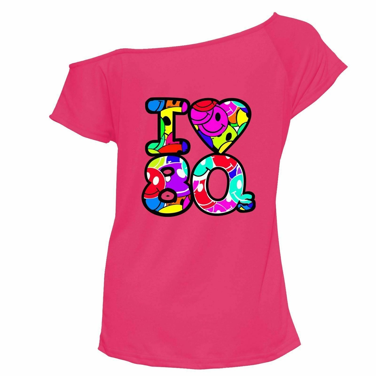 I Love The 80s T-Shirt 80's Outfit Fancy Dress up Party Top I Love The 80s T-Shirt 80's Outfit Fancy Dress up Party Top