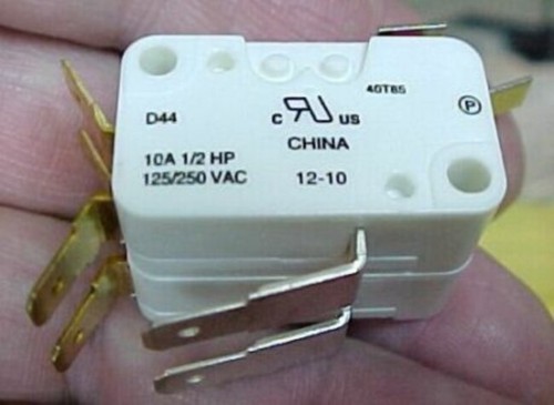 4 Cherry D44 10A Stainless Lever MicroSwitches, 125V 250V Double Pole A44L-RWAT - 第 5/12 張圖片