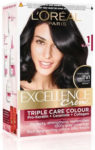L'Oreal Paris Excellence Creme Haarfarbe, Schwarz, Braun, Burgund 72 ml + 100 g - Bild 8 von 38