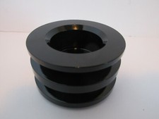 Black Double Groove Alternator Pulley Fits Gm Sb Bb Chevy Ford 8968bk