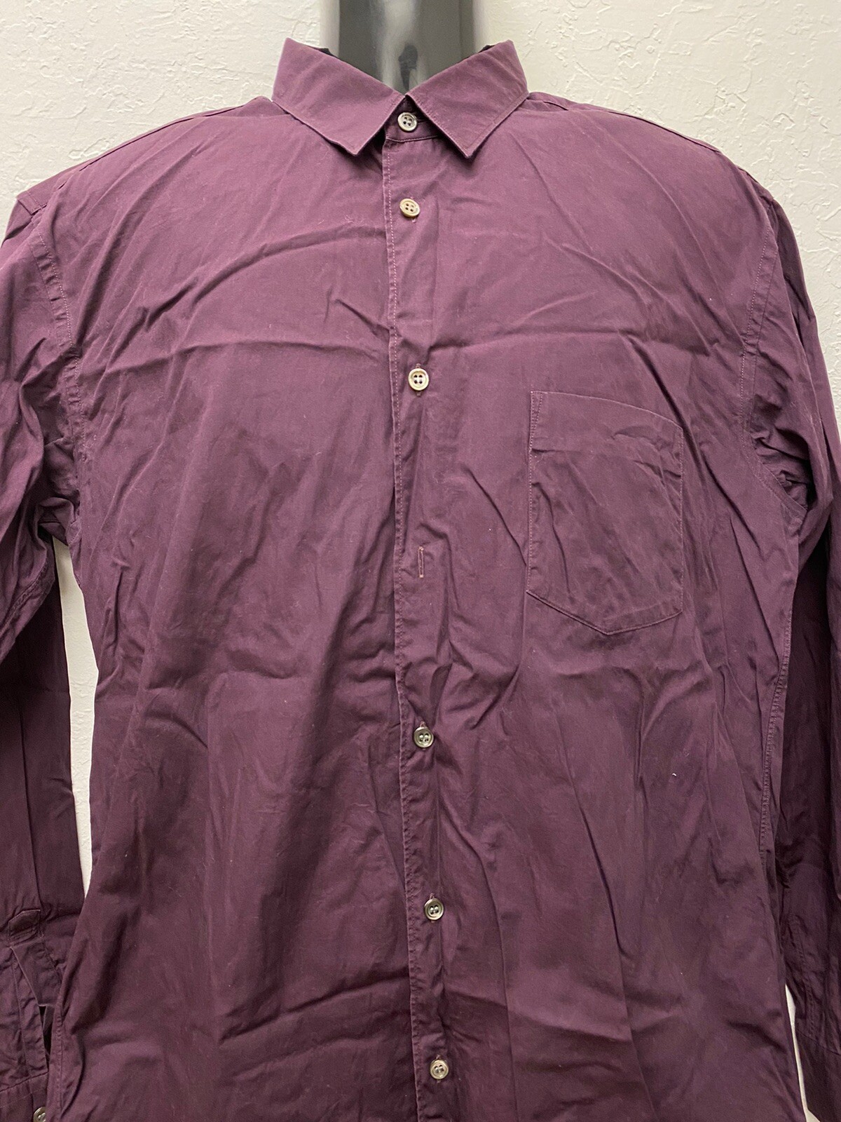 Comme Des Garcons Mens Solid Button Down Dress Sh… - image 3