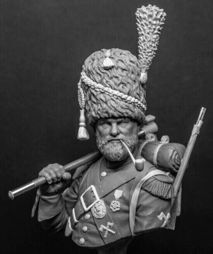 Unpainted 1/10 BUST Model French Wars soldiers GK model Unassembled kits - Picture 2 of 4