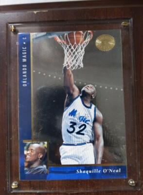 1993 SHAQ ATTACK NBA ROOKIE OF THE YEAR AUTOGRAPH SHAQUILLE O'NEAL
