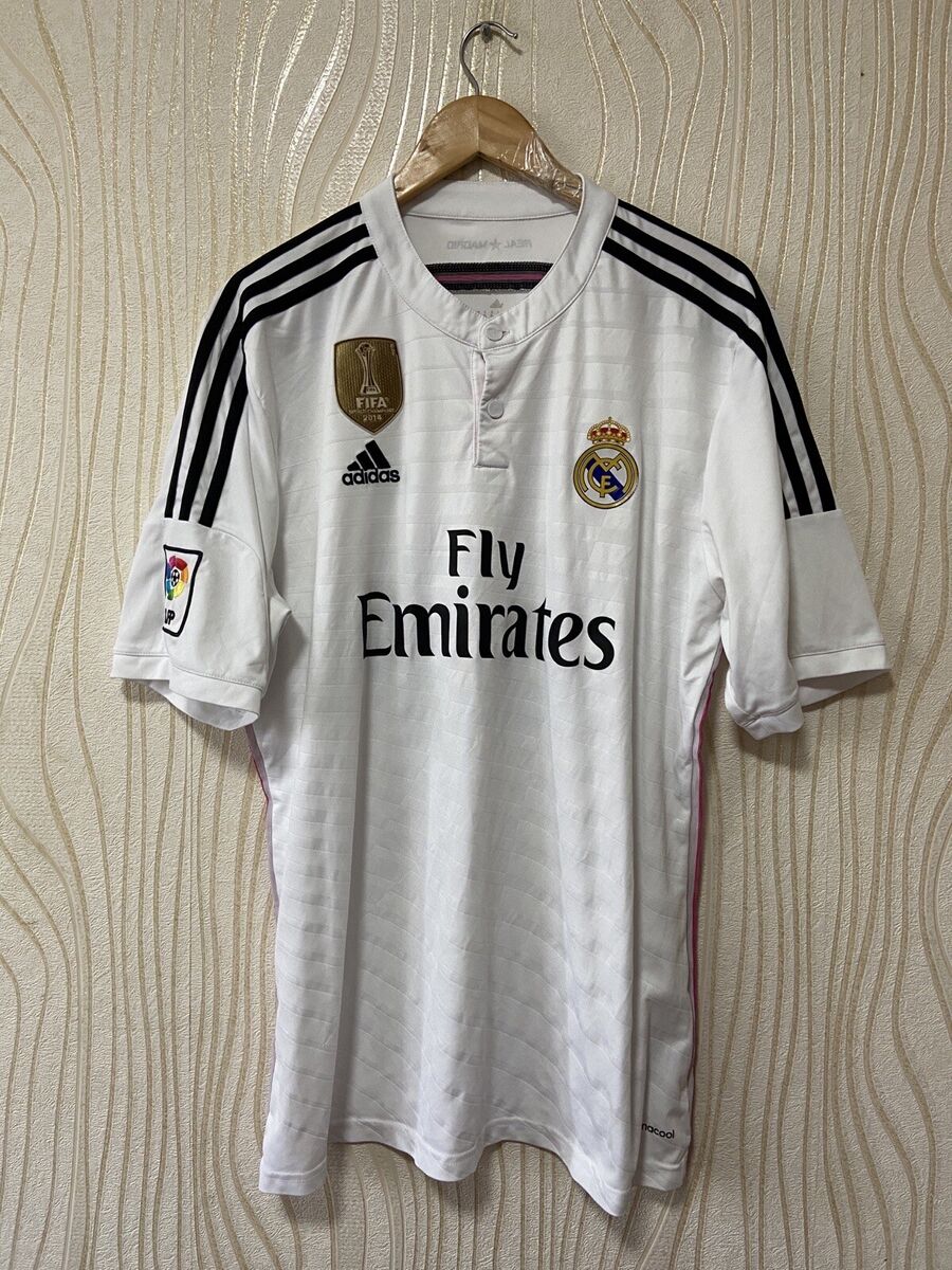 REAL MADRID 2014 2015 HOME FOOTBALL SHIRT SOCCER JERSEY REAL MADRID 2014 2015 HOME FOOTBALL SHIRT SOCCER JERSEY