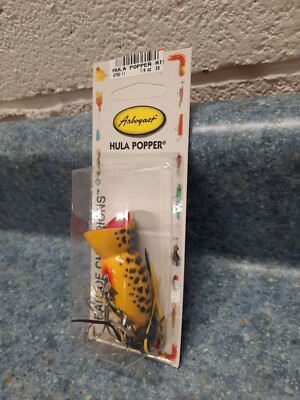 Arbogast Hula Popper Rattle Version Mint! Made in North America In 1997!  G755
