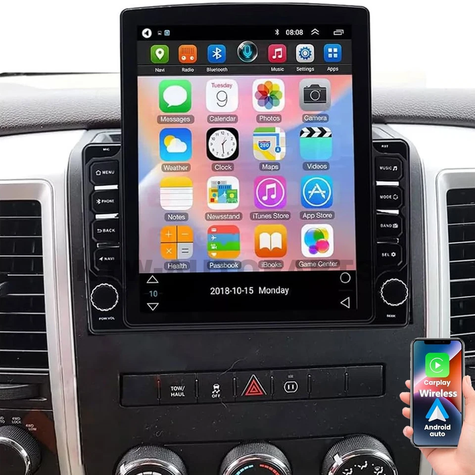 9.7'' CarPlay For Ford F-250 Super Duty 2005-20 Car Stereo Radio Android 13 - Image 2 of 4