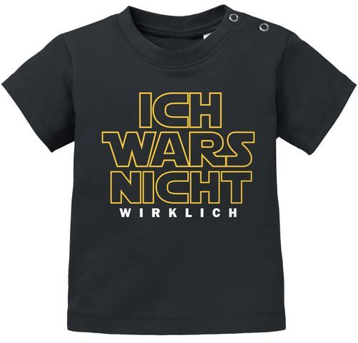 MoonWorks Baby Body Kurzarm - Lustiger Star Wars Spruch Bio-Baumwolle Für Jungen & Mädchen