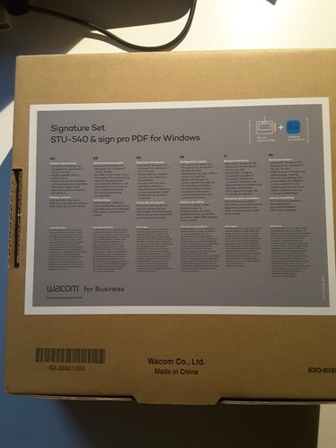 lavagnetta per firma digitale WACOM STU540 + SIGN PRO PDF - Foto 3 di 3