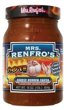 Ghost Pepper Salsa| Gluten Free, No Added Sugar, No HFCS, 16-Oz Jar (Pack of 2)