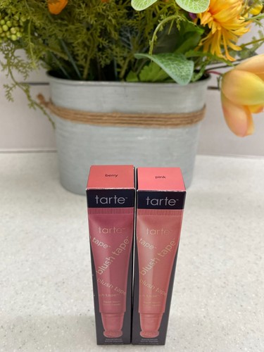 Cinta de rubor de tarta rubor líquido (tú eliges - baya o rosa) nuevo en caja 12 ml / 0,4 oz - Imagen 2 de 7
