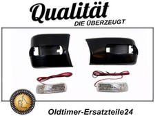 Spiegelkappen mit Blinker für Mercedes W124 Außenspiegel