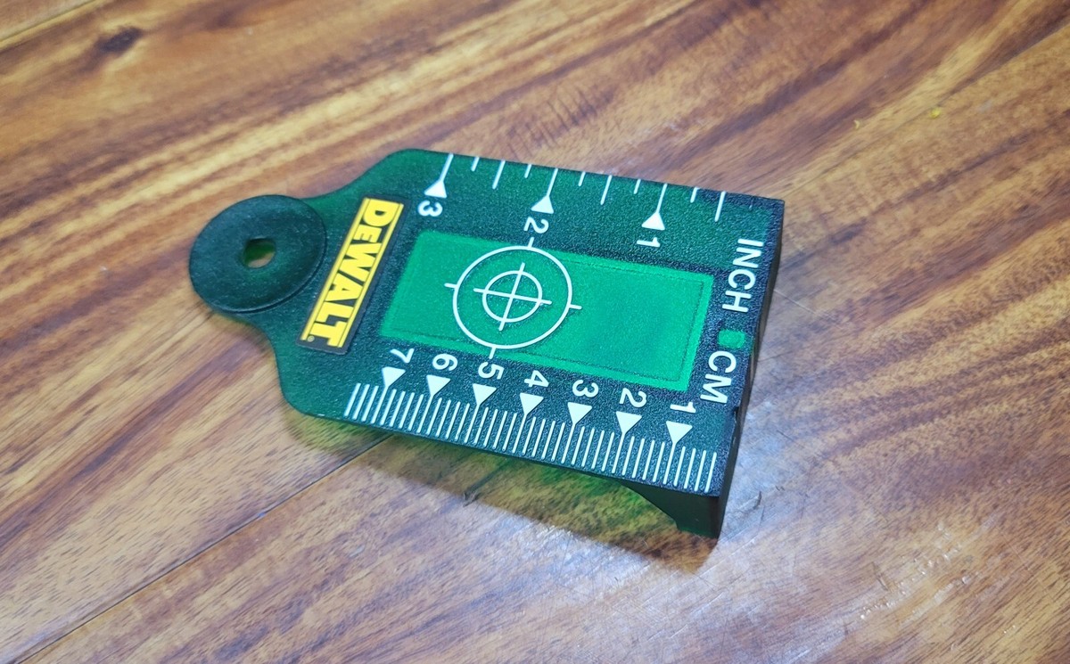 DEWALT GENUINE DE0730G GREEN LASER TARGET CARD | eBay