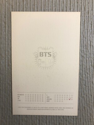 BTS THE RED BULLET PHOTOSET JUNGKOOK コンプ BTS 2014 LIVE TRILOGY THE RED BULLET Official Photo Card (JUNGKOOK