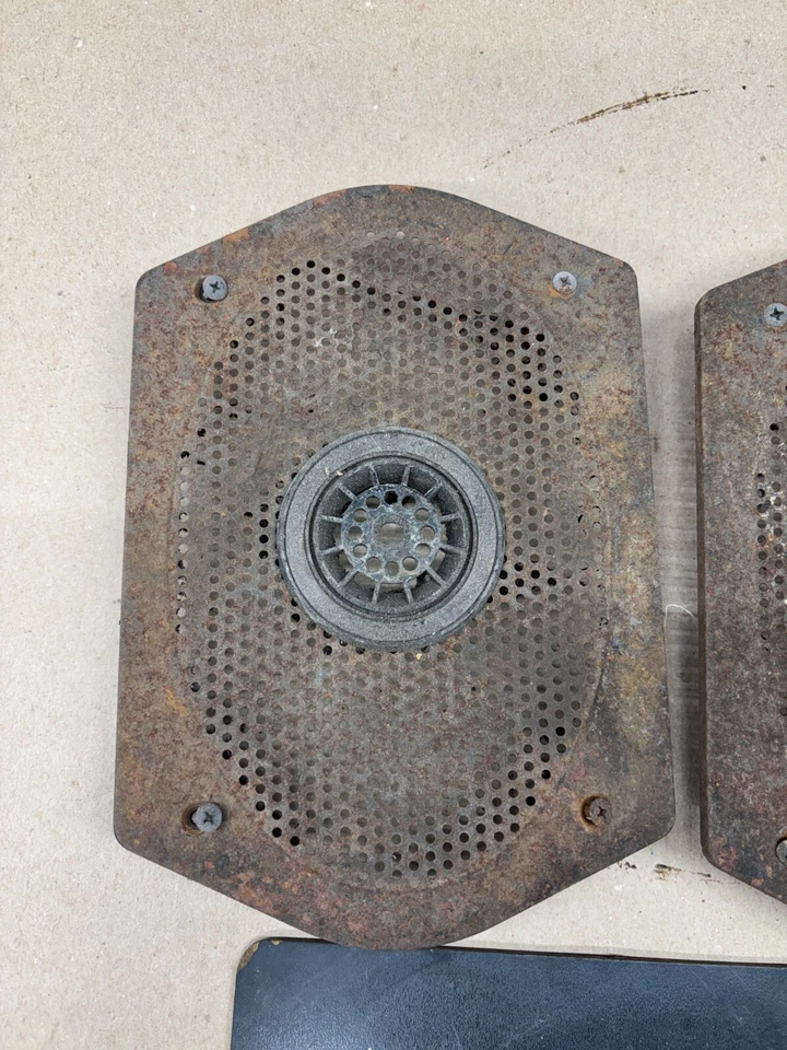 Chevelle Camaro 1969 1972 paquete bandeja cubierta trasera altavoz rejilla cono conjunto cubiertas Foto 2 de 4