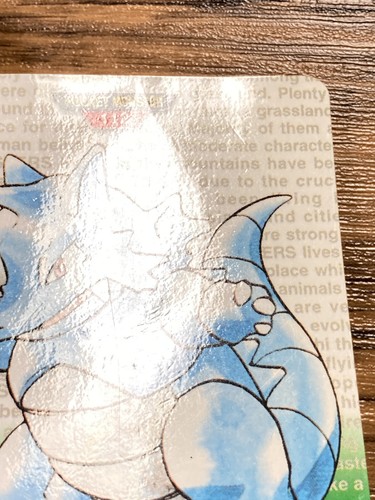 Pokemon Carddass Card Rhydon No.112 Bandai Pocket Monsters Green ver. 1996 - Picture 11 of 24