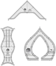 Genuine Creative Grids Machine Quilting Tools - Set of 3 CGRQTA5 - CGRQTA7