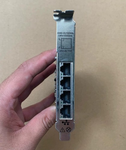 HP331T 1GB 4Port Ethernet Adapter Card 647594-B21 649871-001 647592-001 BCM5719 - Picture 3 of 3