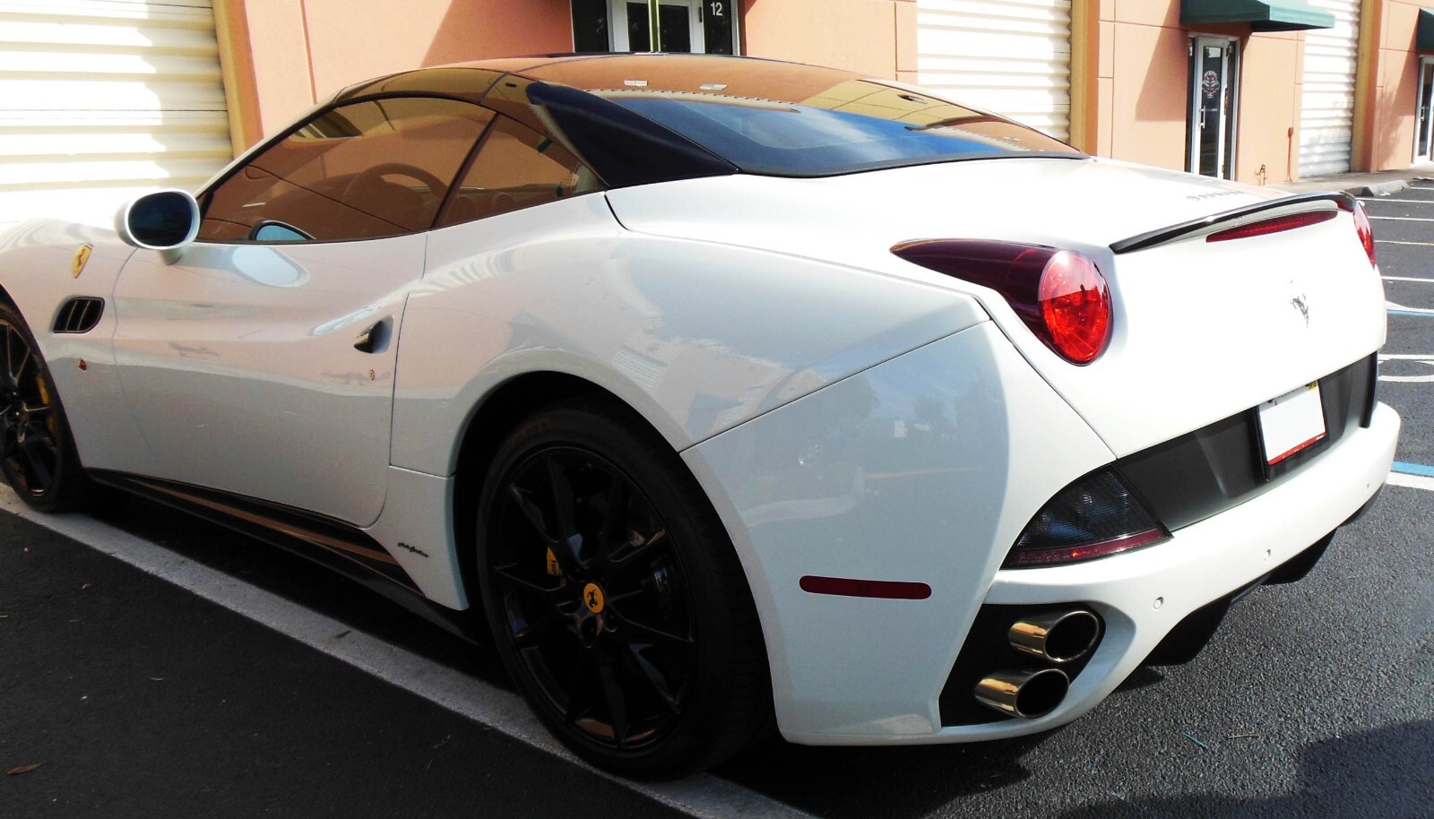2008-13 Ferrari California Tesoro Flush Mount Trunk Lip Spoiler CF Made in USA