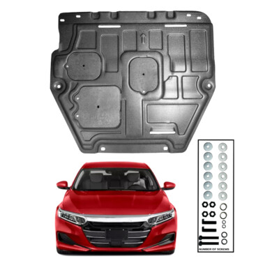 Engine Splash Shield For 2021-2022 Honda Accord Black Unde Engine Guard Mudguard