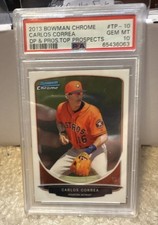 🔥PSA 10 GRAIL🔥2013 Bowman Draft Picks & Prospects Chrome Carlos Correa