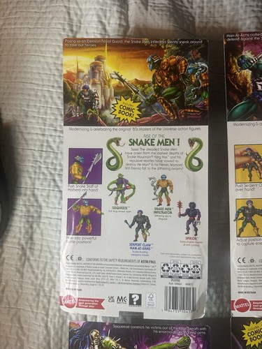 MOTU Origins - Rise Of Snake Men 4 Stück Master Of The Universe Actionfiguren - Bild 10 von 11