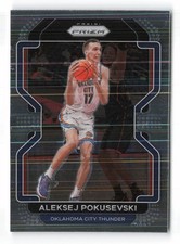 2021-22 Panini Prizm #225 Aleksej Pokusevski Oklahoma City Thunder