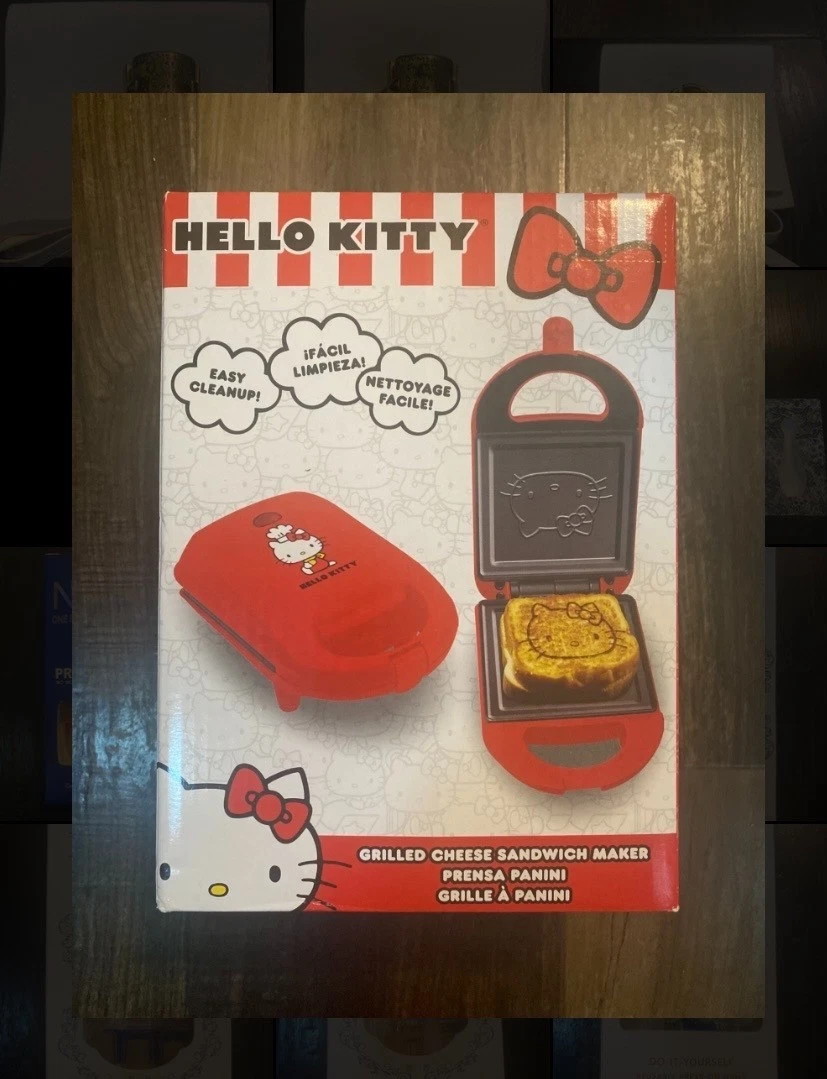 Sanrio Hello Kitty Grilled Cheese Sandwich Maker Panini Press Easy Cleanup New