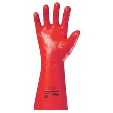 Ansell 15-554 Solvex 15-554 Chemical Resistant Gloves, Pva, 14 In L, 37.5 Mil,
