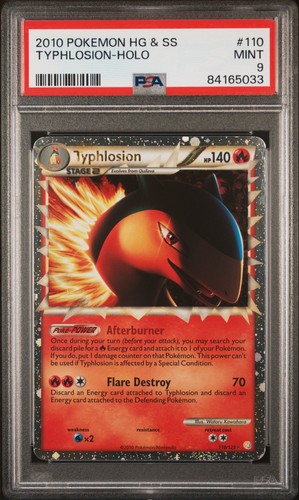 Typhlosion graded PSA 9 for sale on eBay