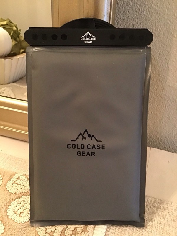 New COLD CASE GEAR WEST SLOPE CASE Waterproof & Thermal Phone Case Pouch, GRAY
