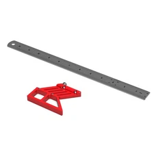 Steel Ruler Positioning Block and Center Finder with Angle Scriber Marking Tool