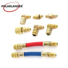 Car Refrigeration 8PCS Connector Adapter Set CT-138 Hoses Fit R134a R-12
