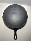 Early Arch “WAGNER” SiDNEY 0, No 11 Cast Iron Skillet with Heat Ring, Restored