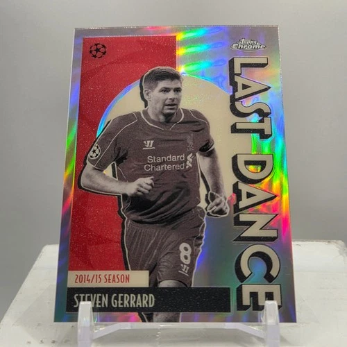 2025-26 Topps Chrome UCC Steven Gerrard Last Dance Insert