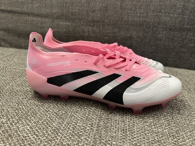 ADIDAS PREDATOR ELITE FIRM GROUND FOOTBALL BOOTS - NR 43 1/3 - NEW - PINK