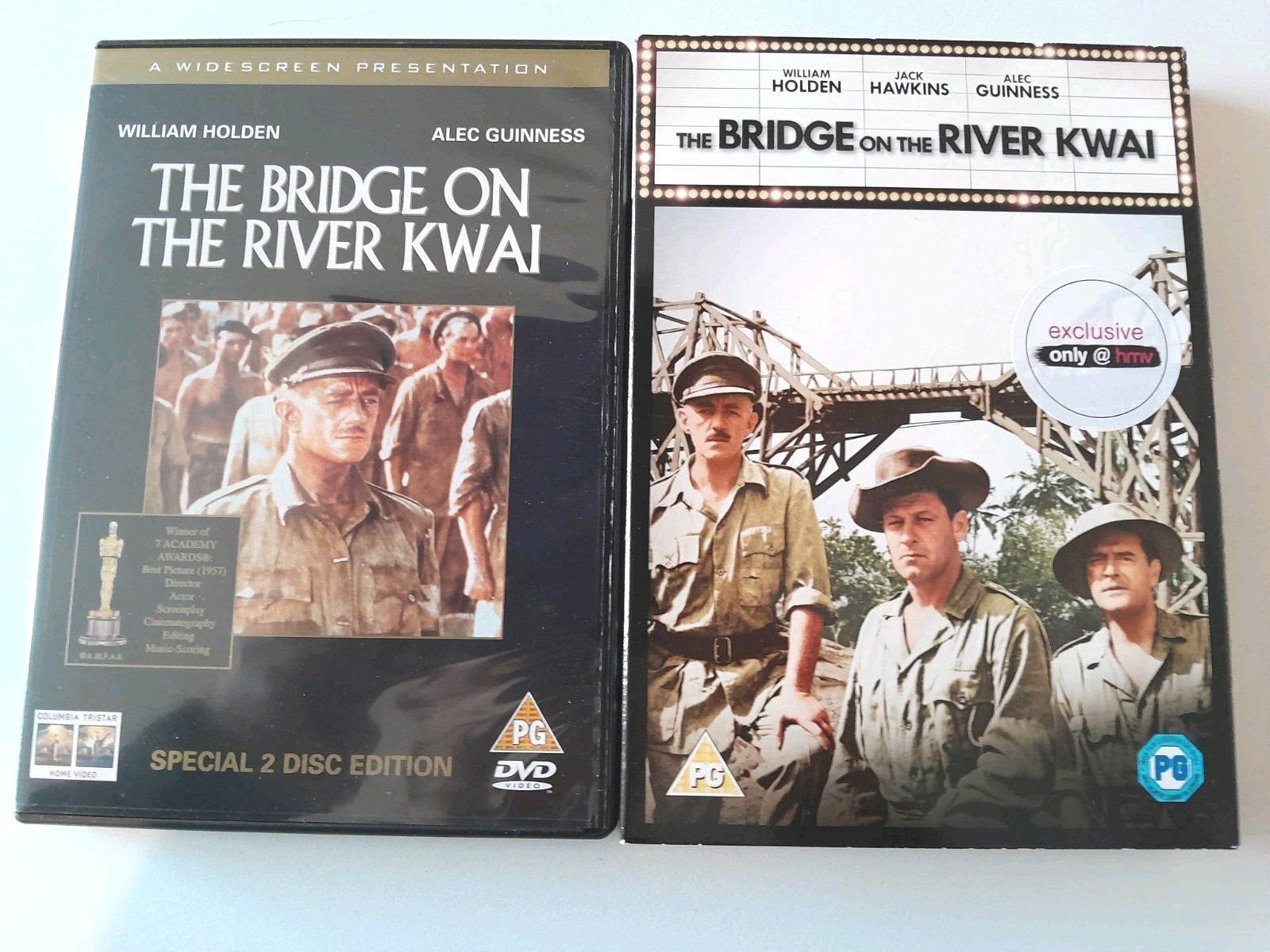 The Bridge On The River Kwai (DVD, 2000) 2 Disc Special Edition. HMV Slipcover.