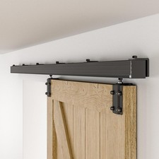Sliding Door Hardware Kit 200 cm Track – Hidden Rollers, Quiet Glide, 150 kg