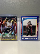 Michael Penix Select Concourse Shock Prizm & Blue Press Proof Donruss Rookie Lot