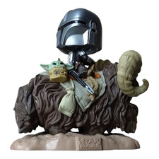 Star Wars Grogu Baby Yoda Mandalorian Bantha Figure Collectible Toy Statue