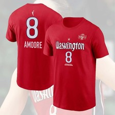 HOT!!! - Georgia Amoore #8 W@shington Mystics Team 2026 Player Name & Number