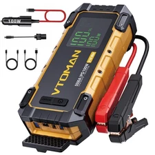 VTOMAN V10 Max 5500A Jump Starter with 100W USB-C Fast Charger Car yellow 