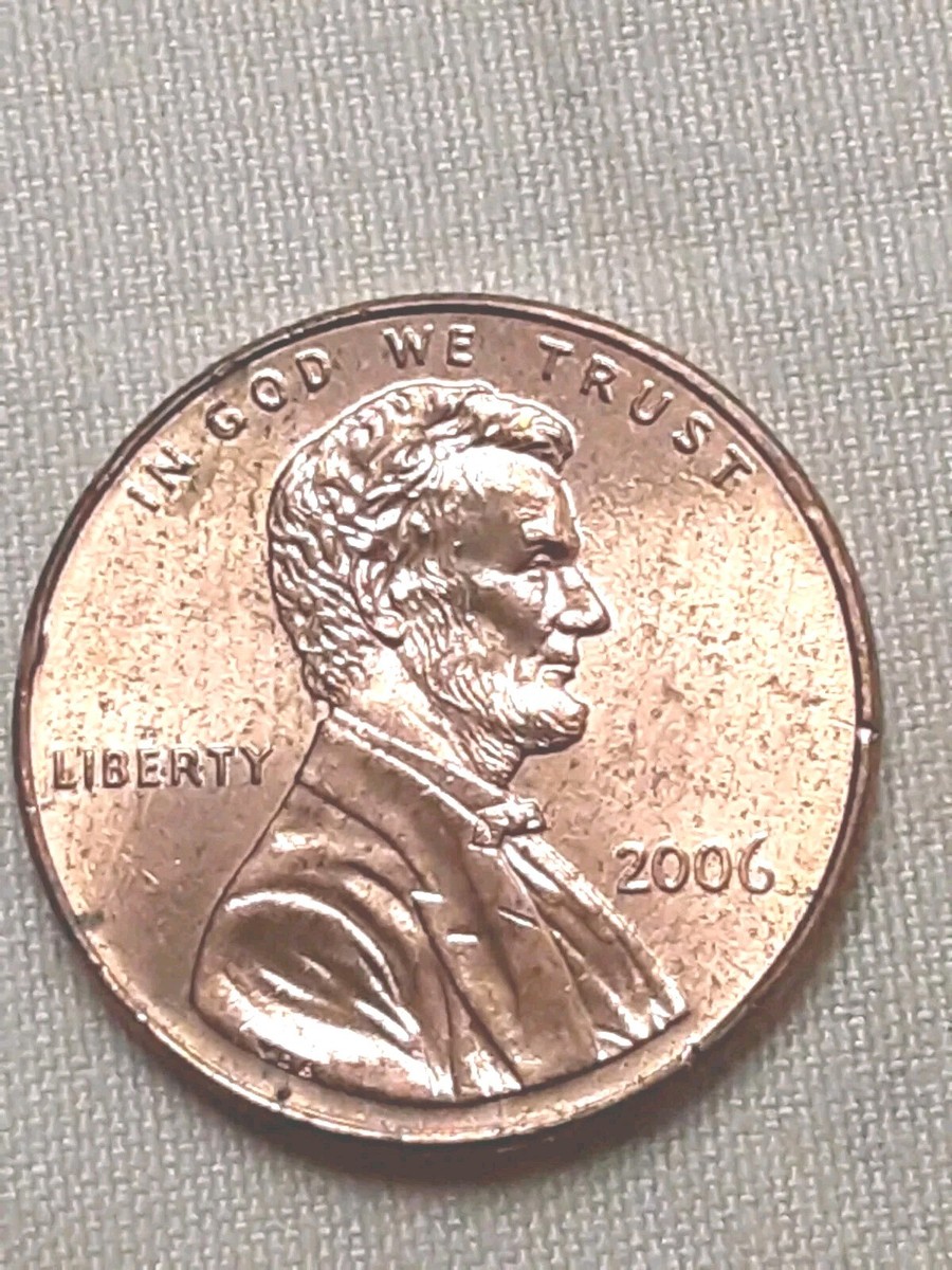 2006-P Lincoln Memorial Cent DDR Extreme Strike Through Die Clash