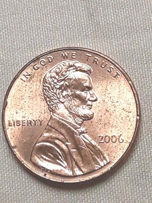 2006-P Lincoln Memorial Cent DDR Extreme Strike Through Die Clash