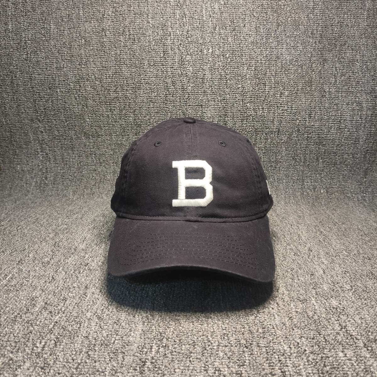 New Era 9TWENTY Brooklyn Dodgers B Logo Navy Blue Strapback Hat Cap