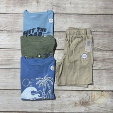 boy clothes lot size 6. NWT 3 S/S Shirts And A Pair Of Shorts. Colorful, Casual