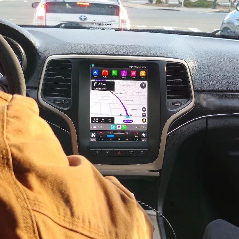 9.7'' Car Radio For Jeep Grand Cherokee 2014-2017 Android 13 64G Apple Carplay Foto 3 de 4