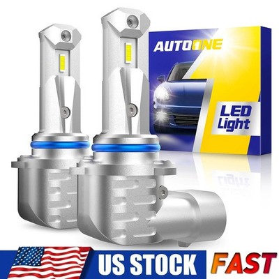 AUTOONE 9006 HB4 LED Headlight Bulbs High/Low Beam Super Bright White Kit 2PCS